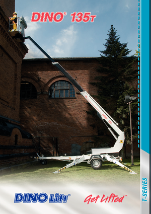 Plataformas telescópicas remolcables Dino Lift Dino 135T