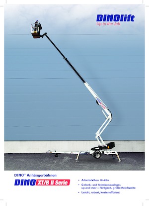 Plataformas elevadoras articuladas sobre camión Dino Lift Dino 210XTB II