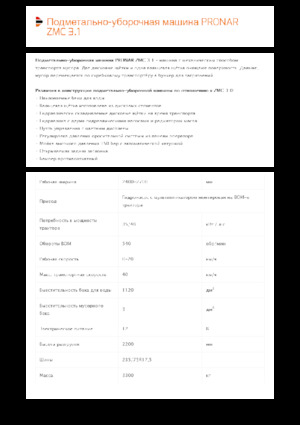 Barredoras  rotativas montables Pronar ZMC 3.1