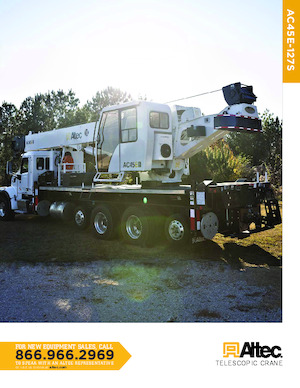 Grúas sobre camión Altec AC45E-127S
