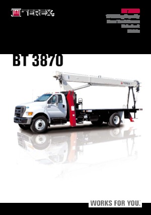 Grúas sobre camión TEREX CRANES BT 3870