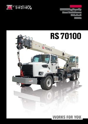 Grúas sobre camión TEREX CRANES RS 70100