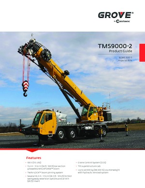 Grúas sobre camión Grove TMS9000-2
