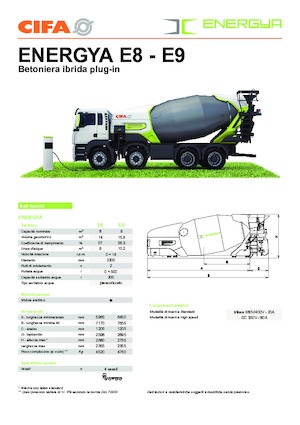 Autohormigoneras CIFA ENERGYA E8