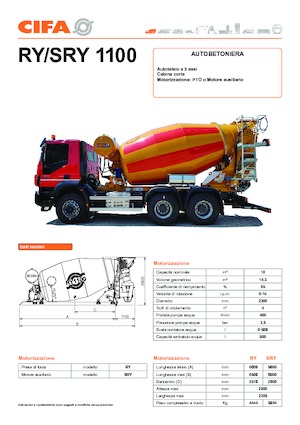 Autohormigoneras CIFA RY 1100