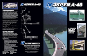 Plataformas elevadoras articuladas remolcables Aspen Aerials  A-40 