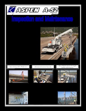 Plataformas elevadoras articuladas remolcables Aspen Aerials  A-52