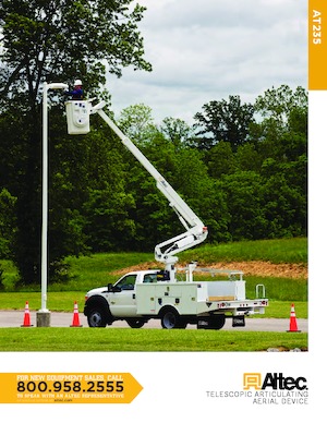 Plataformas elevadoras articuladas remolcables Altec AT235
