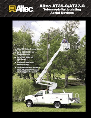 Plataformas elevadoras articuladas remolcables Altec AT35G