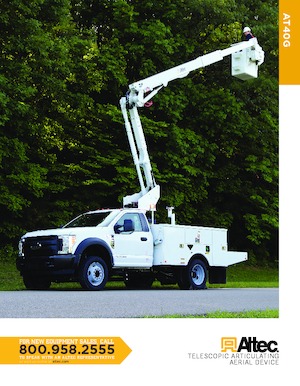 Plataformas elevadoras articuladas remolcables Altec AT40G