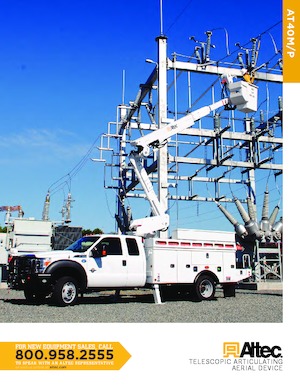 Plataformas elevadoras articuladas remolcables Altec AT40P – JEMS