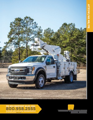 Plataformas elevadoras articuladas remolcables Altec AT41ME/PE