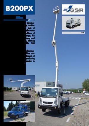 Plataformas elevadoras articuladas remolcables GSR B200PX Compact 