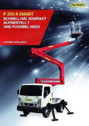 Plataformas elevadoras articuladas remolcables Palfinger P 200 A