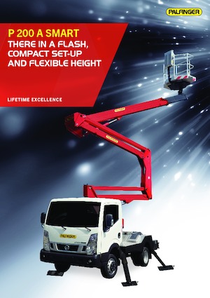 Plataformas elevadoras articuladas remolcables Palfinger P 200 A