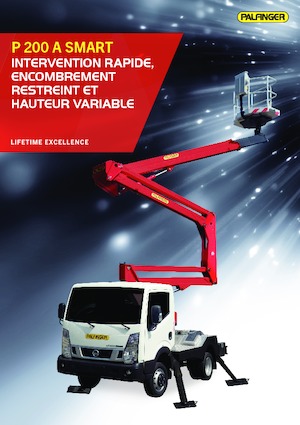 Plataformas elevadoras articuladas remolcables Palfinger P 200 A