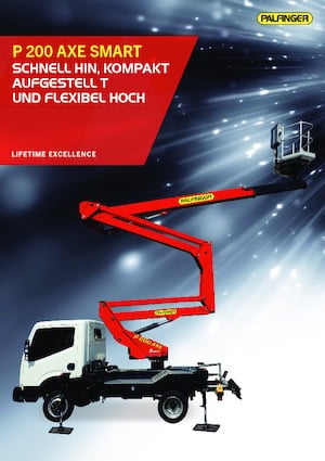 Plataformas elevadoras articuladas remolcables Palfinger P 200 AXE