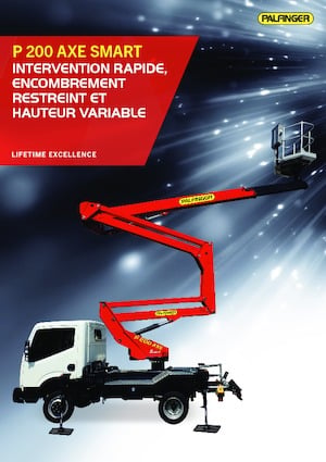 Plataformas elevadoras articuladas remolcables Palfinger P 200 AXE
