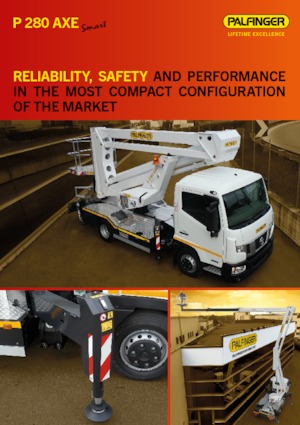 Plataformas elevadoras articuladas remolcables Palfinger P 280 AX