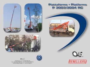 Plataformas telescópicas sobre camión Benelligru P 3003