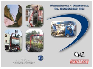 Plataformas elevadoras articuladas remolcables Benelligru PL6000