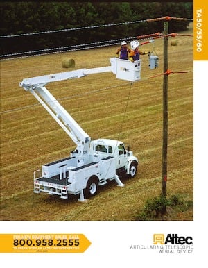 Plataformas elevadoras articuladas remolcables Altec TA60