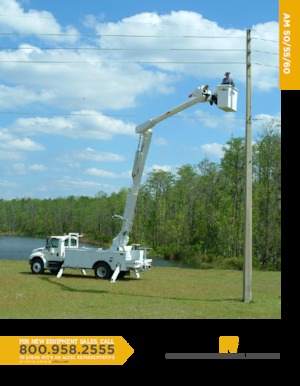 Plataformas elevadoras articuladas remolcables Altec AM50E