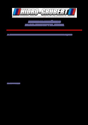 Plataformas elevadoras articuladas remolcables Hidro-Grubert BL 20C