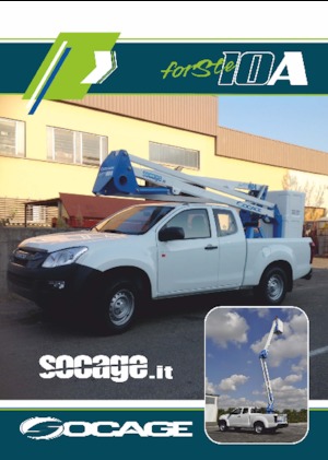 Plataformas elevadoras articuladas remolcables Socage forSte 10 A