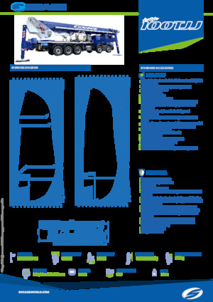 Plataformas telescópicas sobre camión Socage forSte 100TJJ