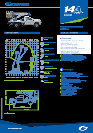 Plataformas elevadoras articuladas sobre camión Socage forSte 14 A