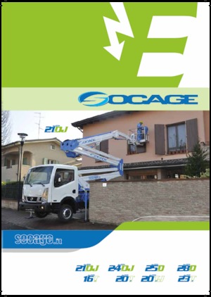 Plataformas elevadoras articuladas remolcables Socage forSte 25 D