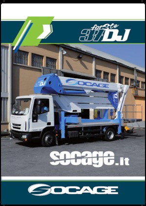 Plataformas elevadoras articuladas sobre camión Socage forSte 37 DJ Speed