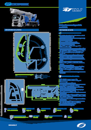 Plataformas telescópicas sobre camión Socage forSte 47 TJJ