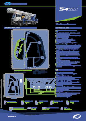 Plataformas telescópicas sobre camión Socage forSte 54 TJJ