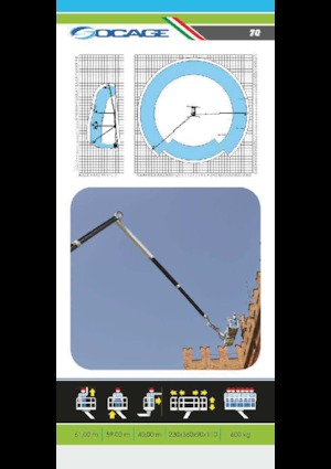 Plataformas elevadoras articuladas remolcables Socage forSte 61 TJJ