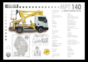 Plataformas elevadoras articuladas remolcables ISOLI MPT140