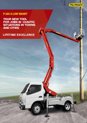 Plataformas elevadoras articuladas remolcables Palfinger P 160 A