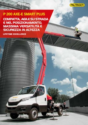 Plataformas elevadoras articuladas remolcables Palfinger P 200 AXE+