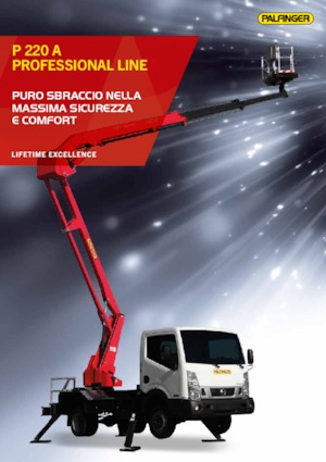 Plataformas elevadoras articuladas remolcables Palfinger P 220 A