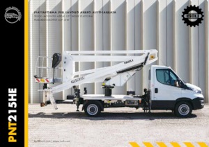 Plataformas elevadoras articuladas remolcables ISOLI PNT215HE