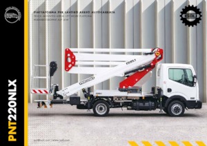 Plataformas elevadoras articuladas remolcables ISOLI PNT220NLX