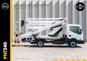 Plataformas elevadoras articuladas remolcables ISOLI PNT240