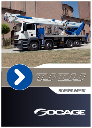 Plataformas elevadoras articuladas remolcables Socage TJ 51