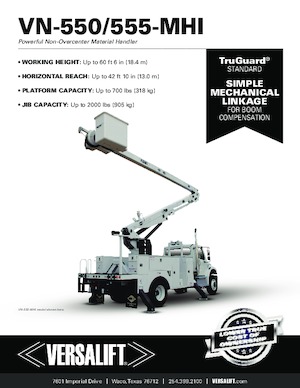 Plataformas elevadoras articuladas remolcables Versalift VN-555-MHI