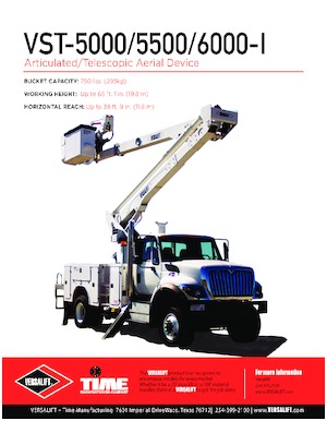 Plataformas elevadoras articuladas remolcables Versalift VST-5000-I