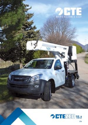 Plataformas elevadoras articuladas remolcables CTE ZED 15.2