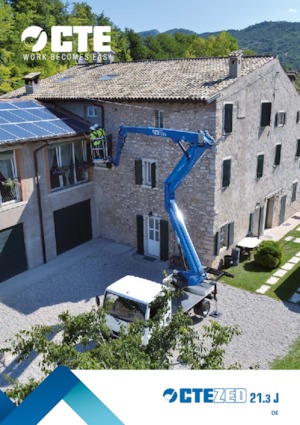 Plataformas elevadoras articuladas remolcables CTE ZED 21.3 JH