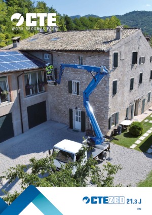 Plataformas elevadoras articuladas remolcables CTE ZED 21.3 JH