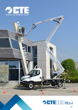 Plataformas elevadoras articuladas remolcables France Elévateur ZED 23.3 JH